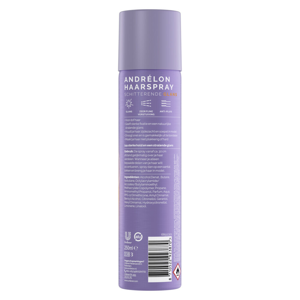 Andrelon Haarspray Schitterende Glans250 ml