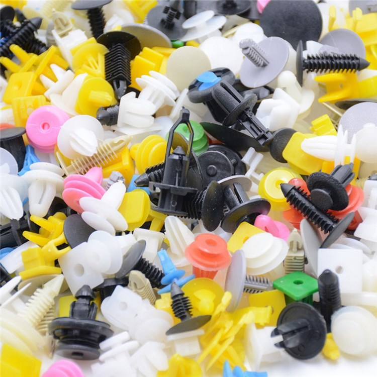 (500er Set) Auto Retainer Clips Türverkleidungsbefestigung Stossstangen Nieten - Bunt