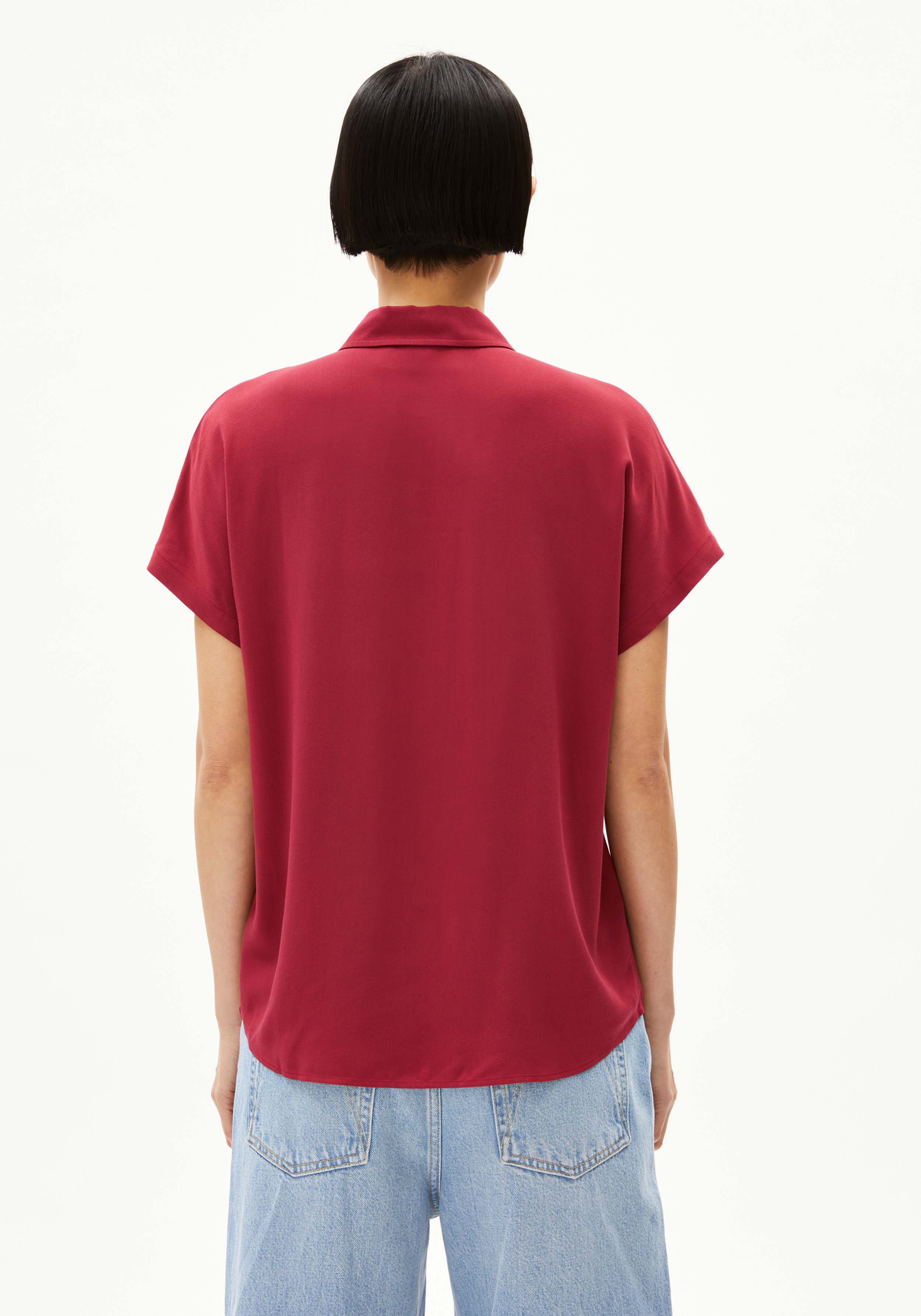 Armedangels Bluse Larisaana Red Ash