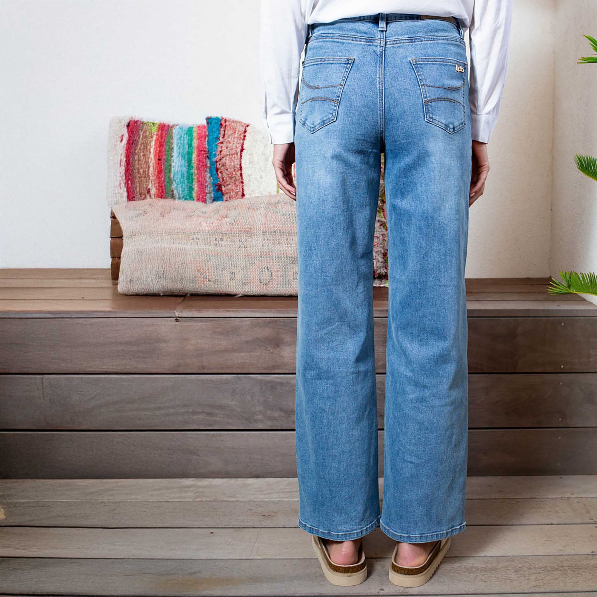 Jean Femme bleu