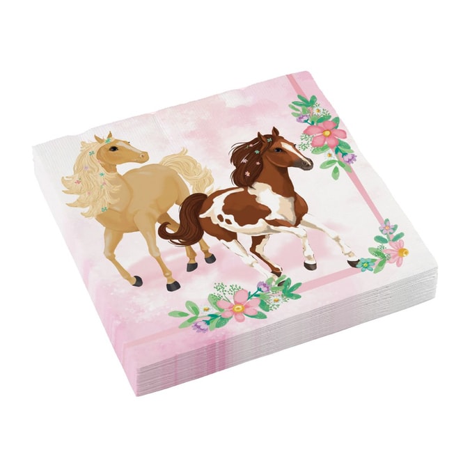20 Partyservietten - Beautiful Horses