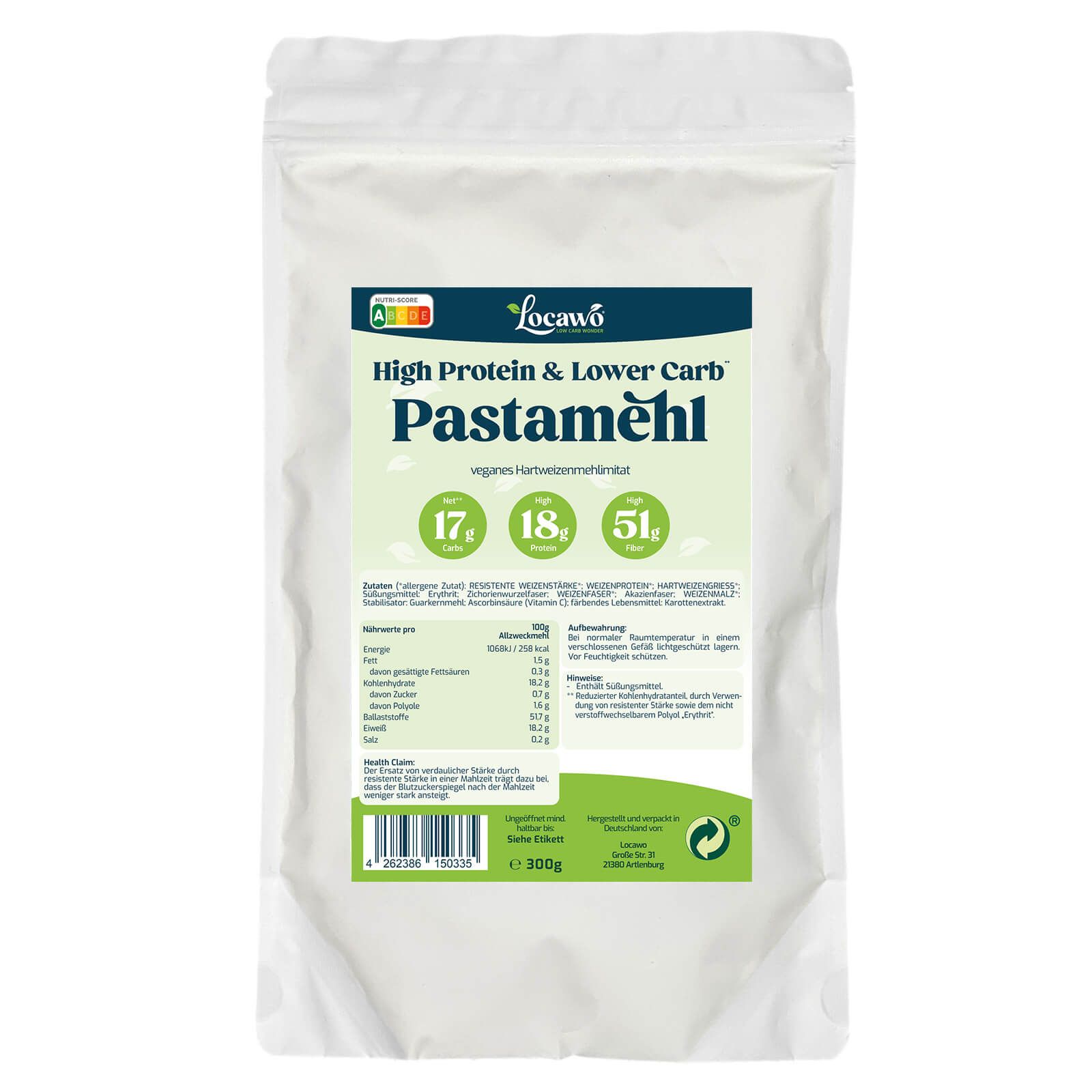 Locawo High Protein & Low Carb Pastamehl