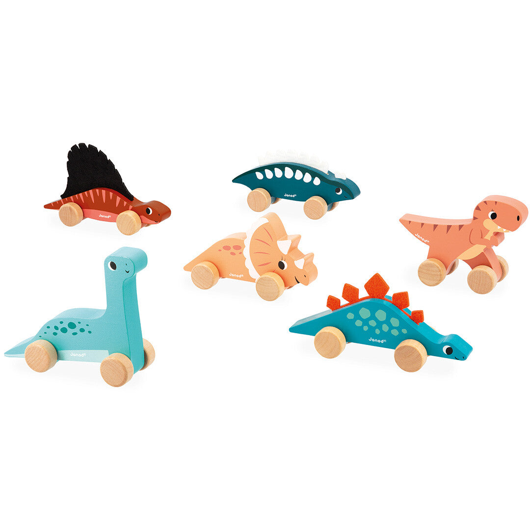 Janod duwfiguur dino - assorti