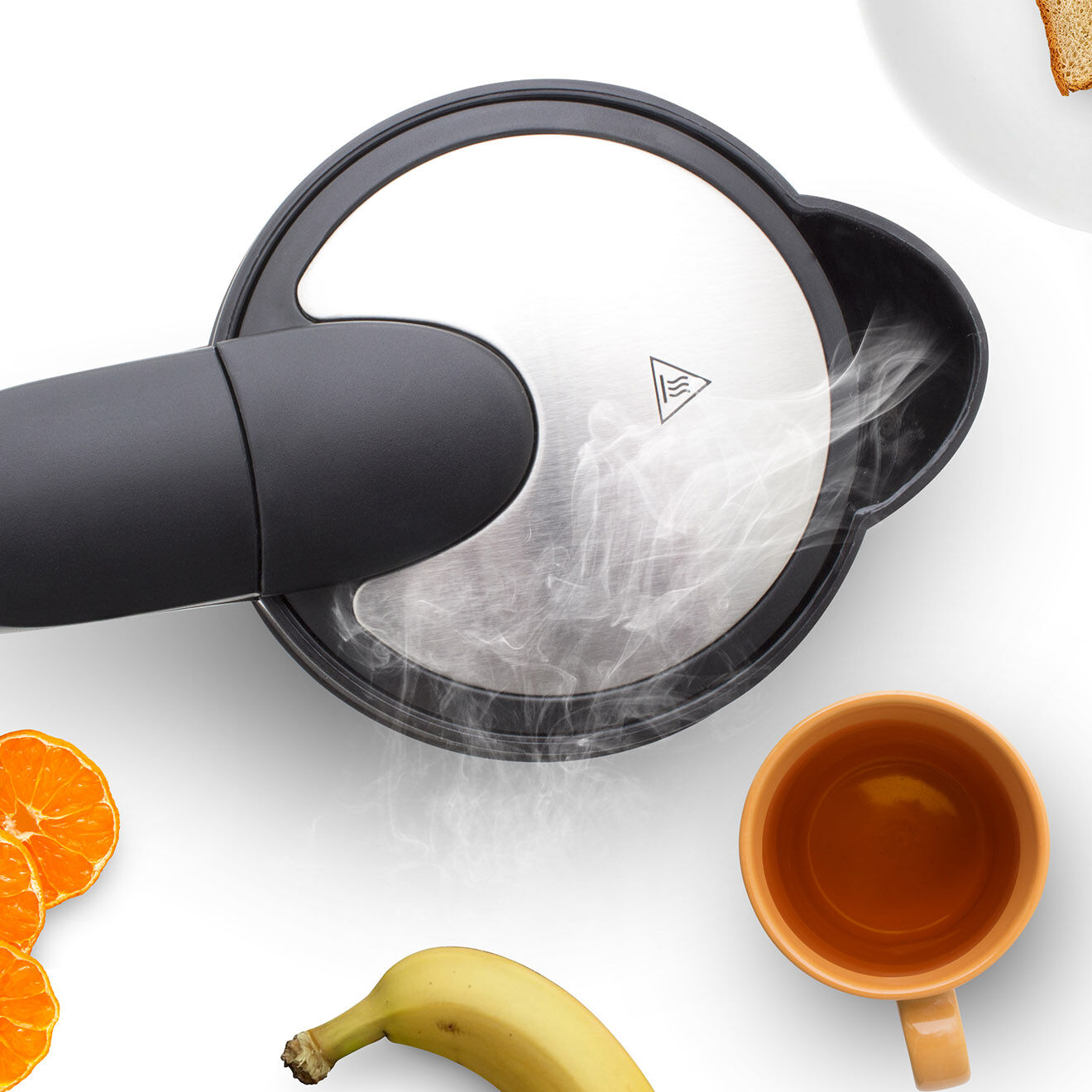 Kitchencook Bouilloire électrique en verre avec LED multicolore - 1.7 L