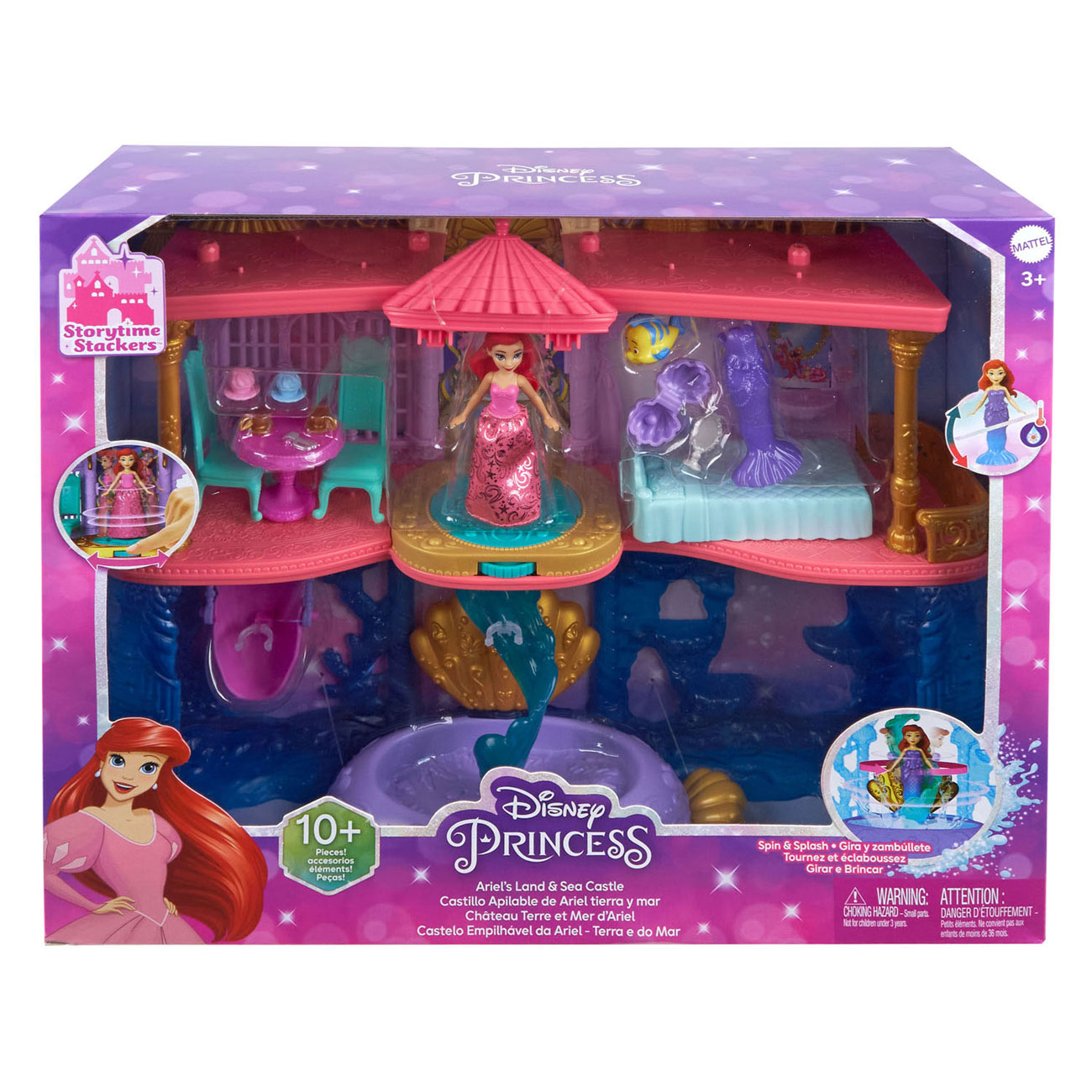 Disney Prinses Artiels Land- en Zee Kaseel Poppenhuis