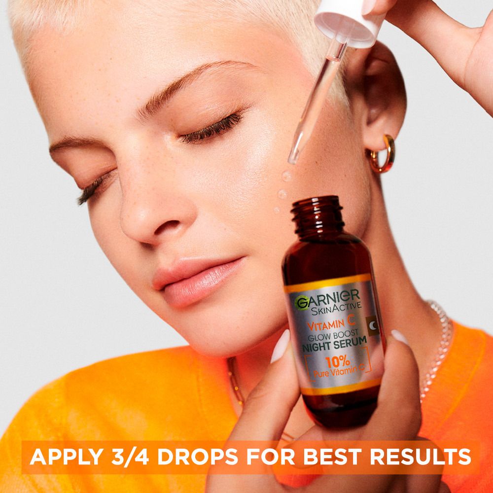 Garnier SkinActive Vitamin C 10% Night Serum - 30 ml.