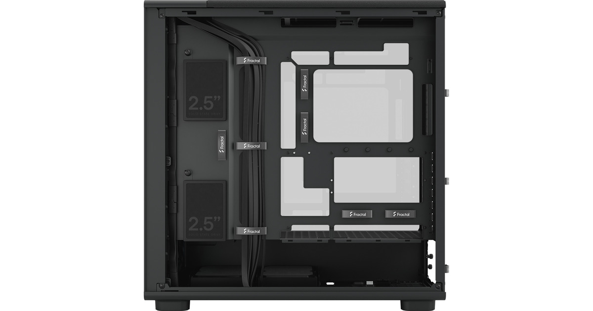 Fractal DesignEpoch XL TG RGB midi tower behuizing  (Zwart | 2x USB-A | 1x USB-C | RGB | Tempered Glass)