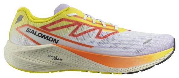 Chaussures Running Salomon Aero Volt 2 Blanc Jaune Orange Homme