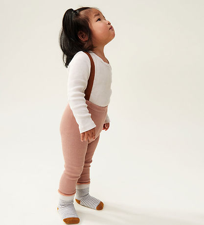 Liewood Leggings m. Träger - Cuno - Toskana Rose/Golden Cara