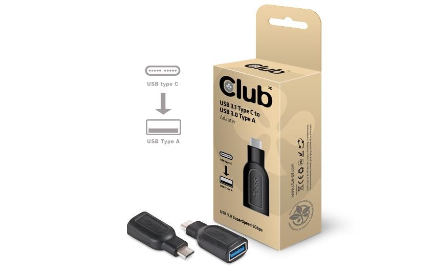 USB 3.0 Adapter CAA-1521 USB-C Stecker - USB-A BuchseUSB 3.1 Type C auf USB 3.0 Type A Adapter