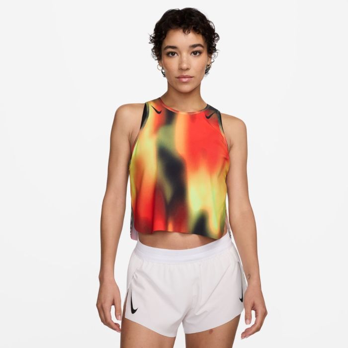 Nike Dame Singletter Aeroswift Dri-FIT Adv Runing Singlet Rød