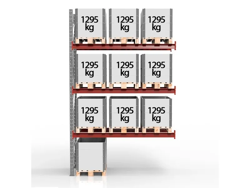 Pallereol Følgesektion 3500x2750mm 3x1300kg