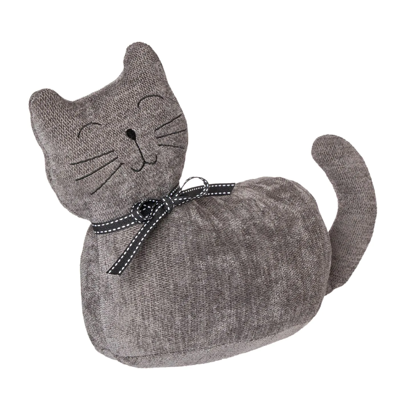 Türstopper Katze, stehend/dunkelgrau