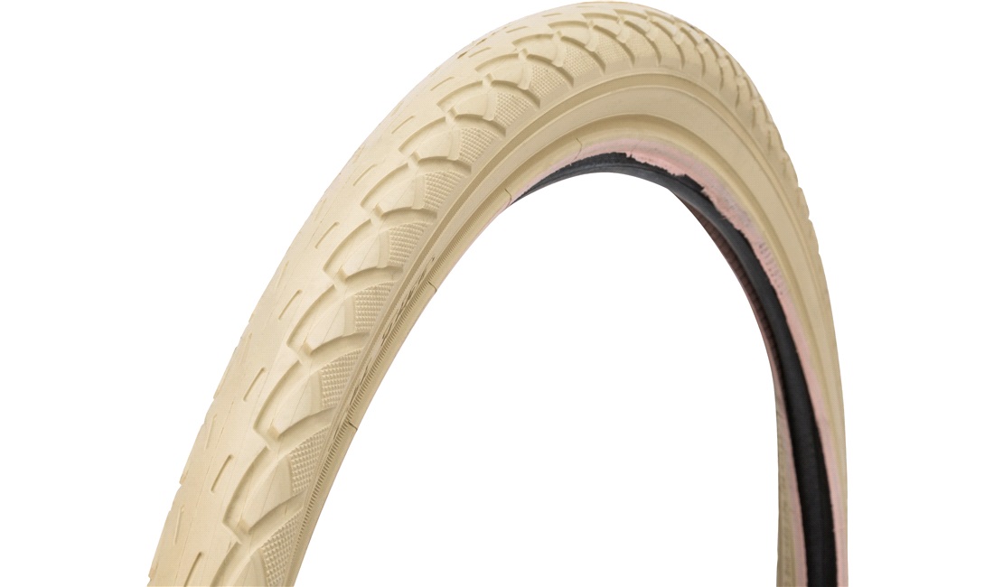 Cykeldæk 24X1,75 creme farvet Deli