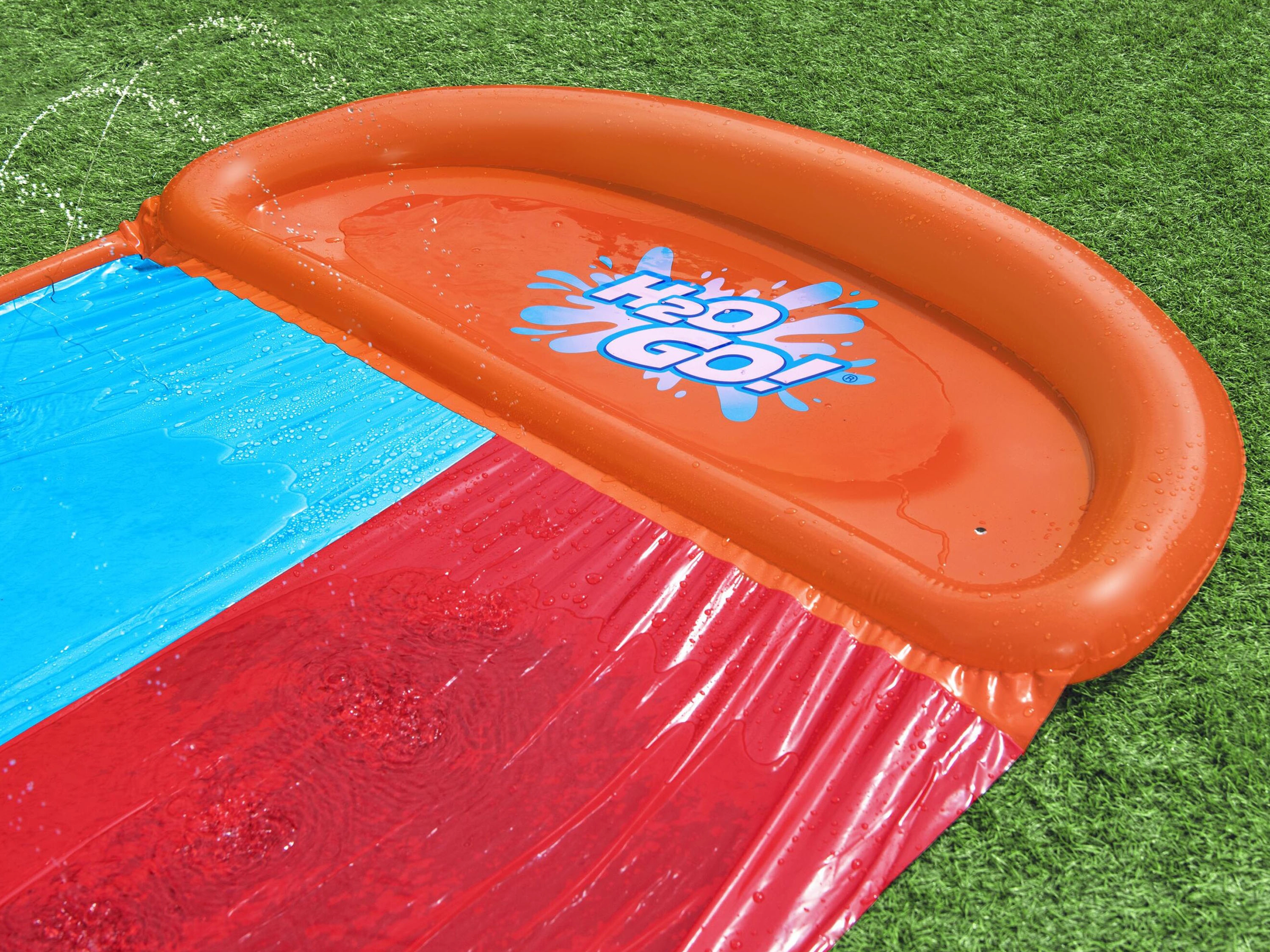 Wasserrutsche Tsunami Splash Ramp Double Slide H2OGO!