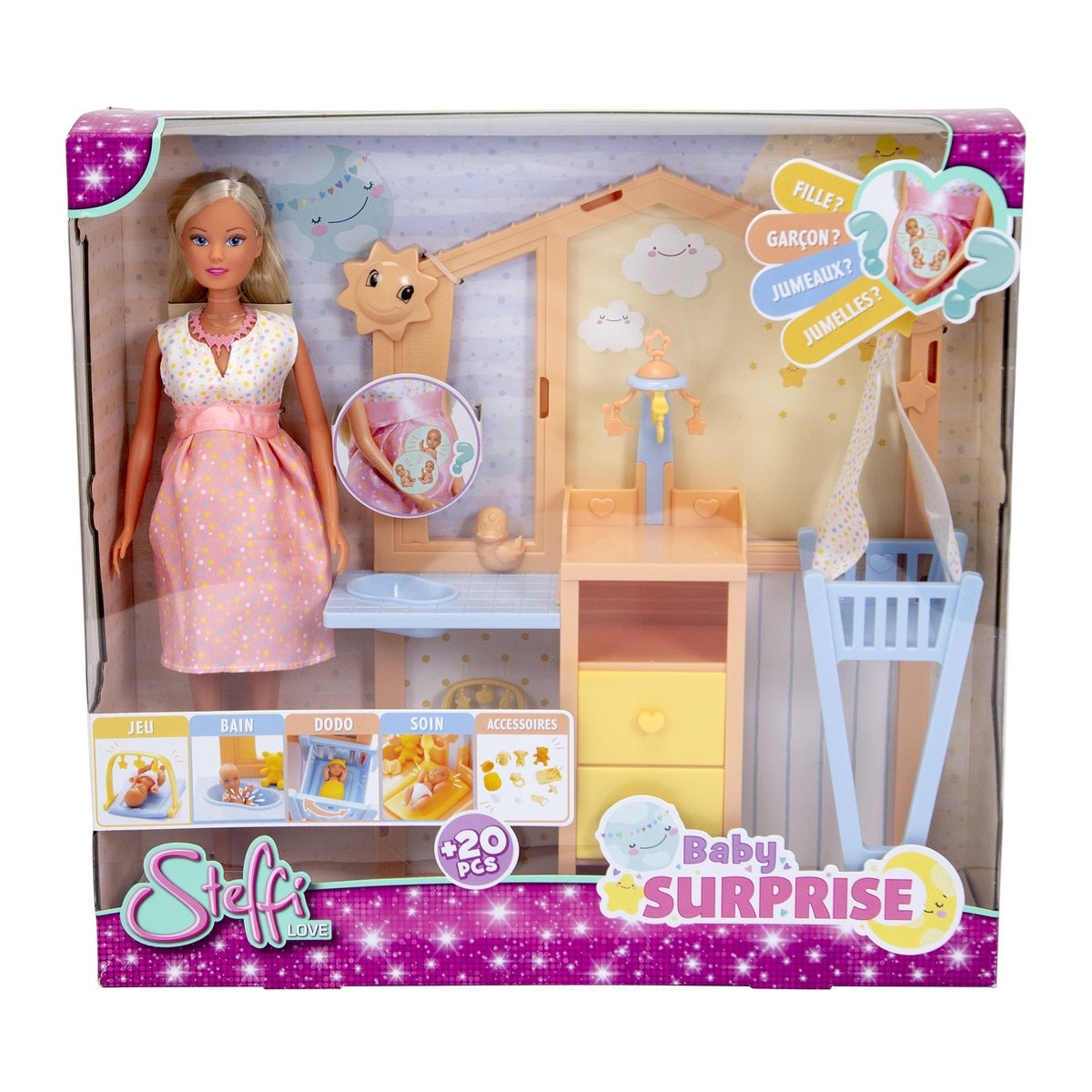 Poupée mannequin Steffi Love Bébé Surprise