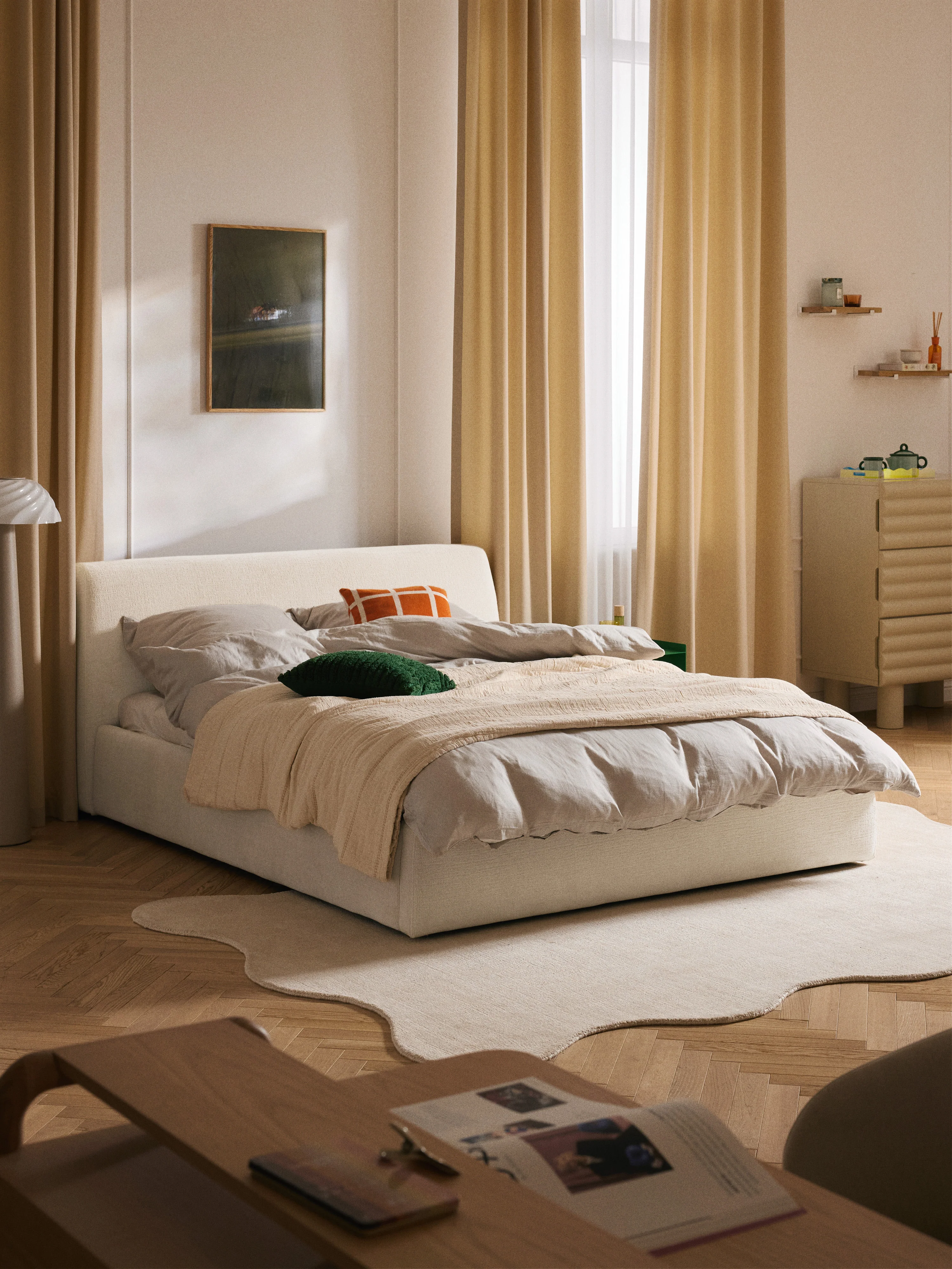 Gestoffeerd bed Cloud