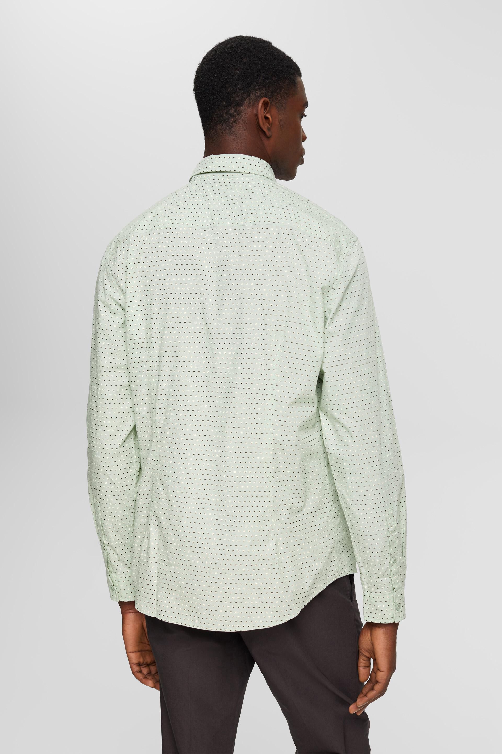 Chemise Slim Fit à imprimé cœurs