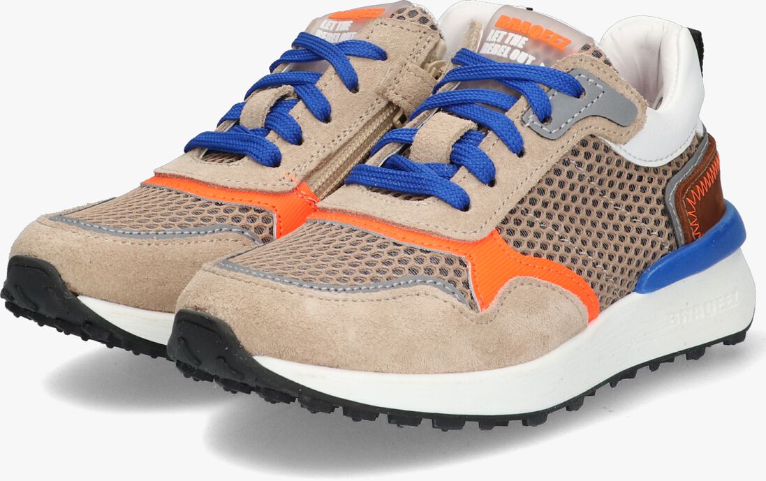 BRAQEEZ bruine braqeez lage sneakers vic vienna