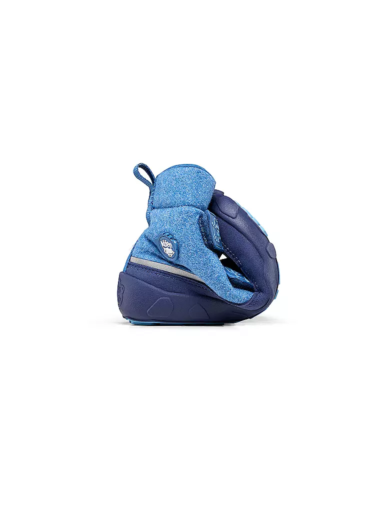 AFFENZAHN Kinder Winterstiefel WOLLE COMFY Elefant blau