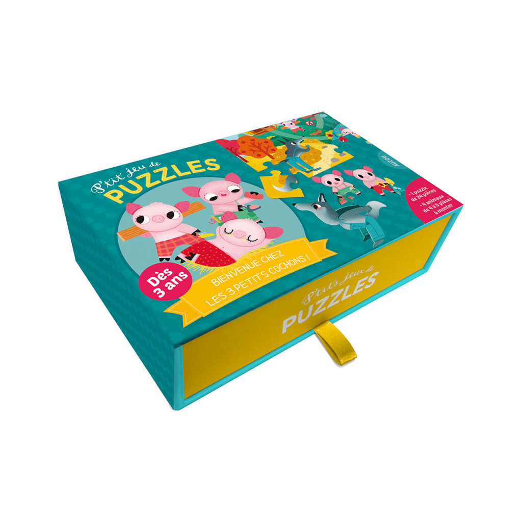 P'tits Jeux De Puzzles Classiques - Bienvenue chez les 3 Petits Cochons