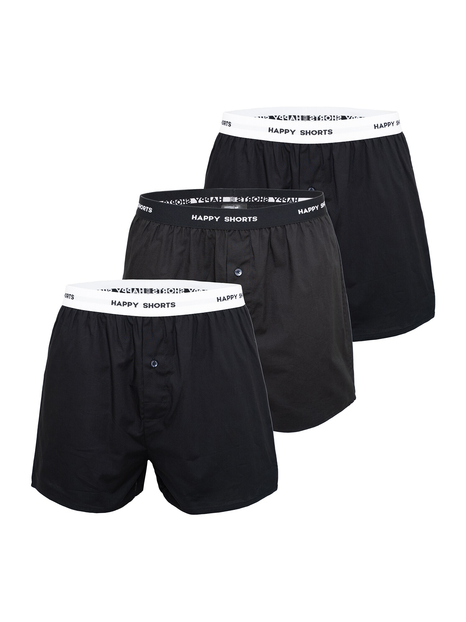 Happy Shorts Herren Boxer Mix 3er Pack
