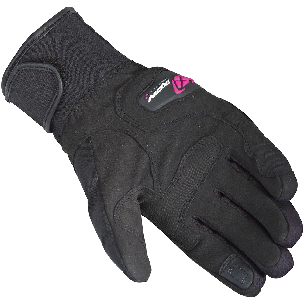 Ixon - Gants Pro Russel Lady Noir / Fuchsia