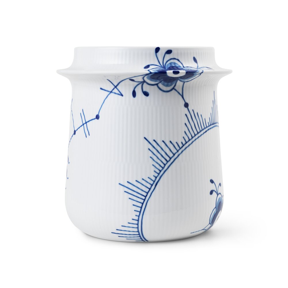 Royal Copenhagen  Blå Mega Riflet vinkøler - H21,5 cm.