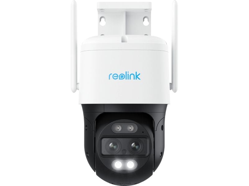 Reolink Netzwerkkamera Trackmix W760 4K PTZ Wifi Wetterfeste 4K WLAN Dual-Kamera für Aussenbereiche mit Personen- & Fahrzeugerkennung