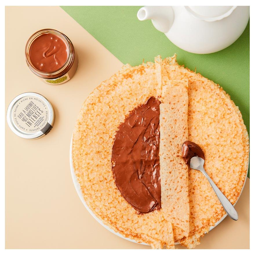 Pot de pâte à tartiner noisettes