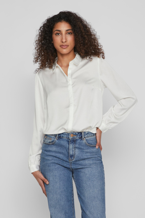 Vila witte dames blouse
