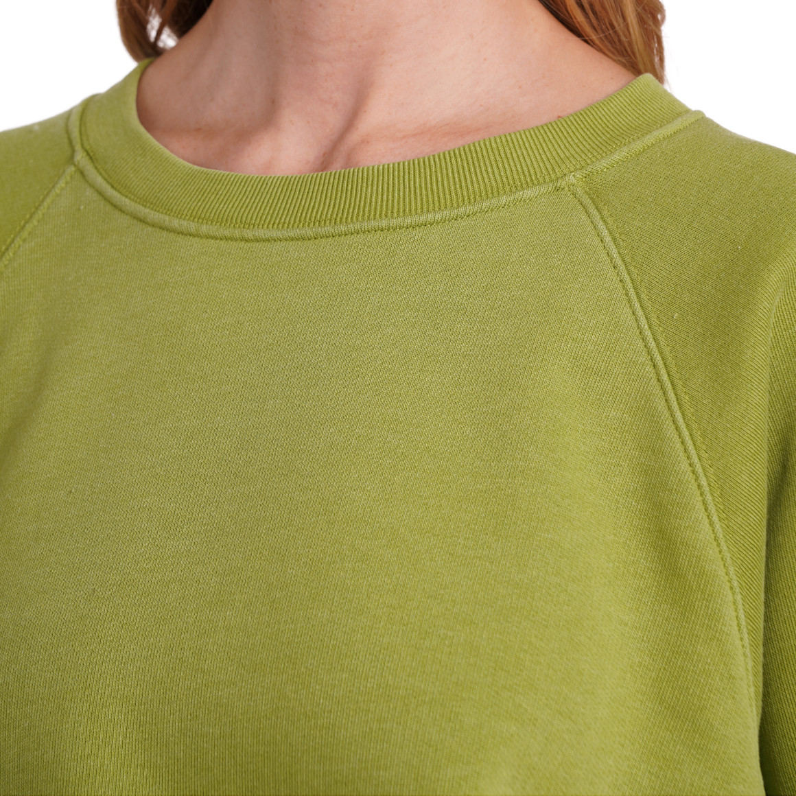 Jonas Nielsen Damen Sweatshirt mit Bio-Baumwolle hellgrün