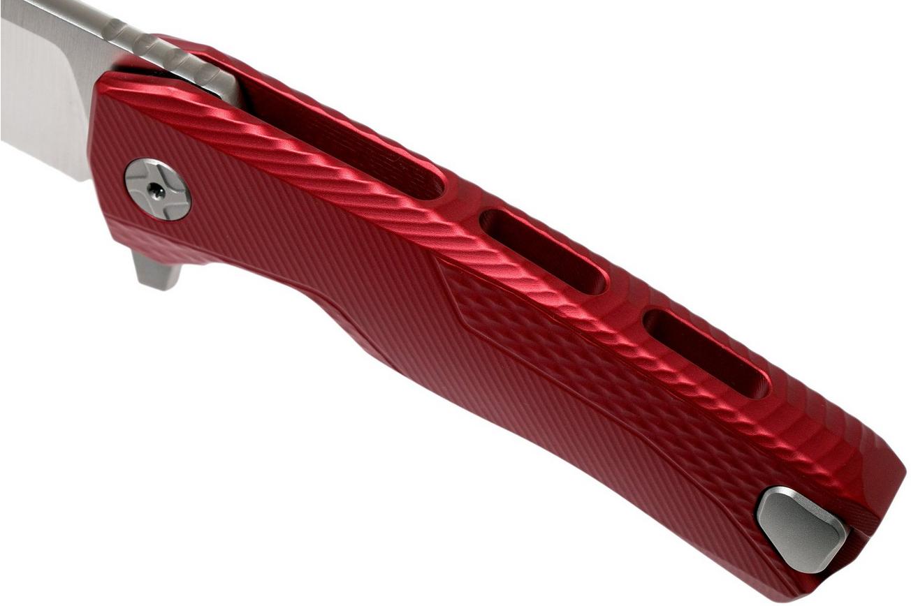 LionSteel ROK Satin Red Aluminium ROK A RS zakmes