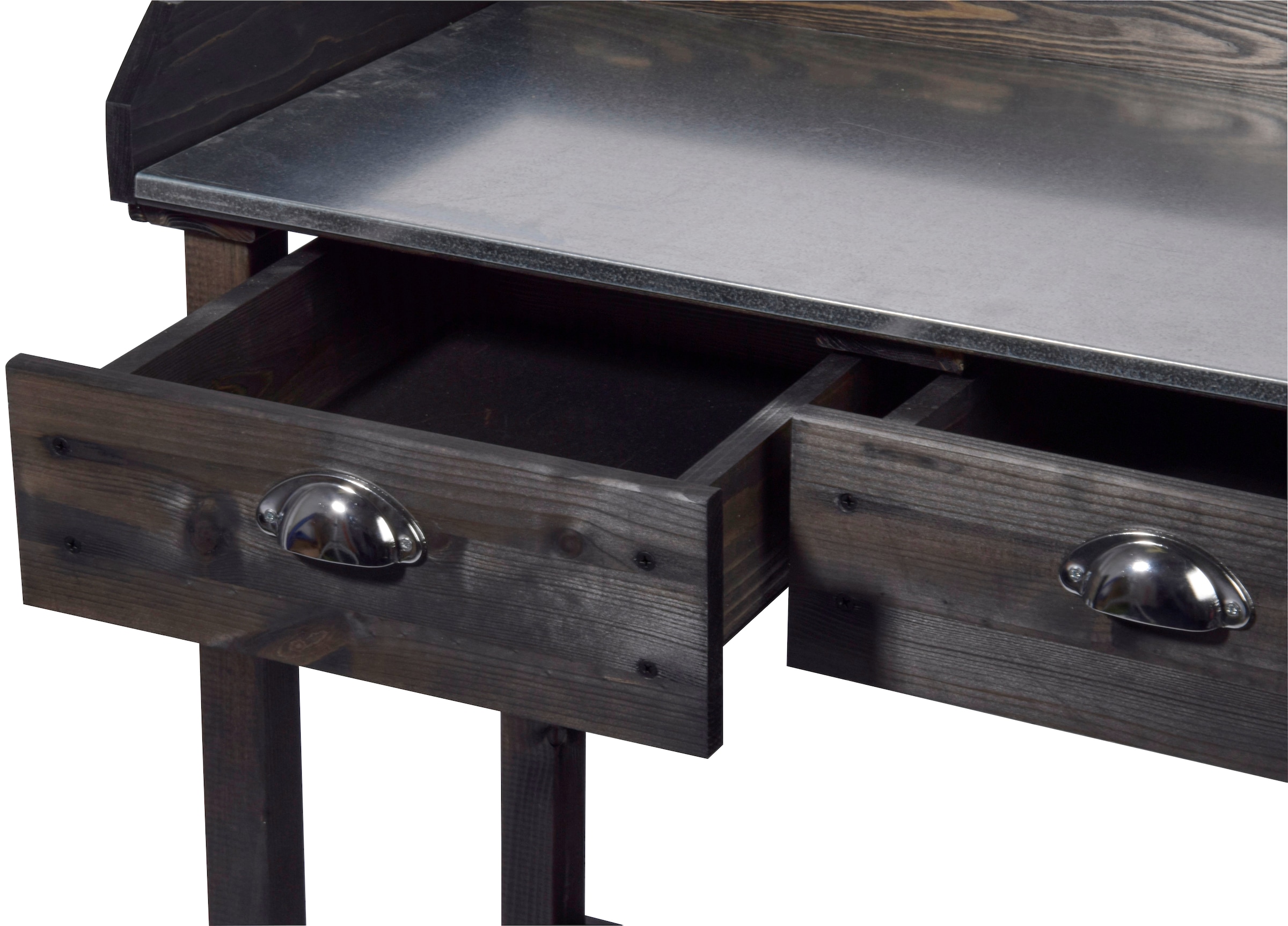 dobar Pflanztisch BxTxH: 79x39x90 cm, mit 2 Schubladen