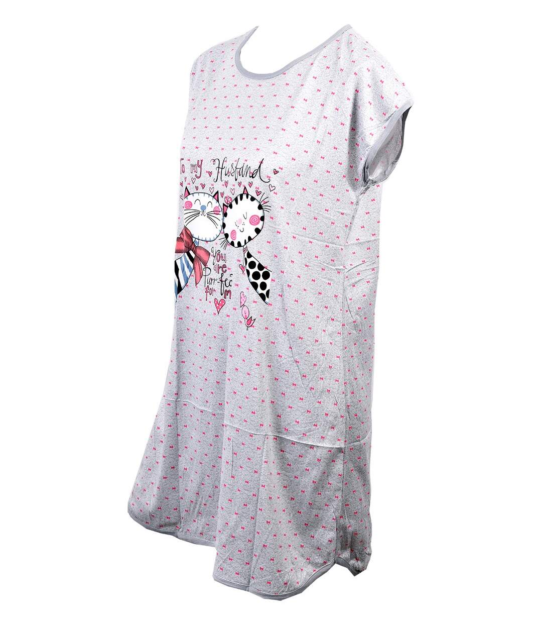 Chemise de nuit femme ECO LINE 2165 GRIS
