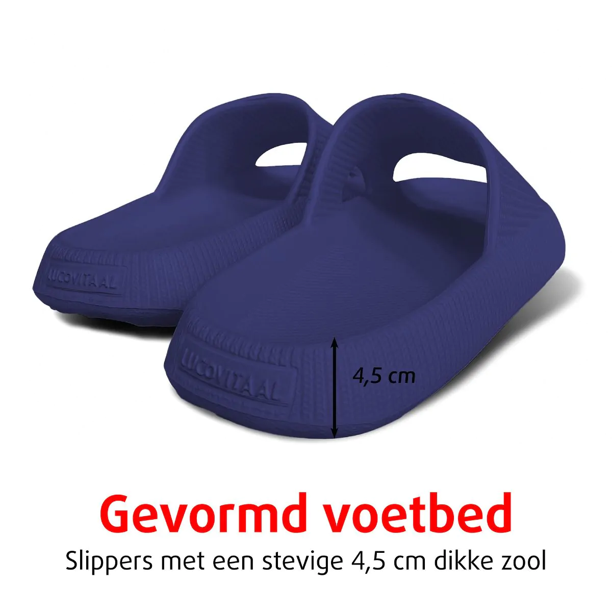 Orthopedische Zomer Badslippers (Donker blauw)