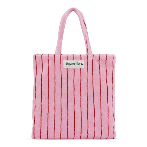 Bongusta Naram Totebag, Baby Pink & Ski Patrol Red