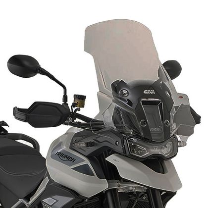 Bulle Givi Haute protection fumé - Gris