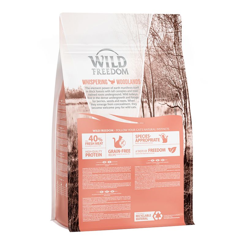 Wild Freedom Adult Whispering Woodlands dinde - sans céréales