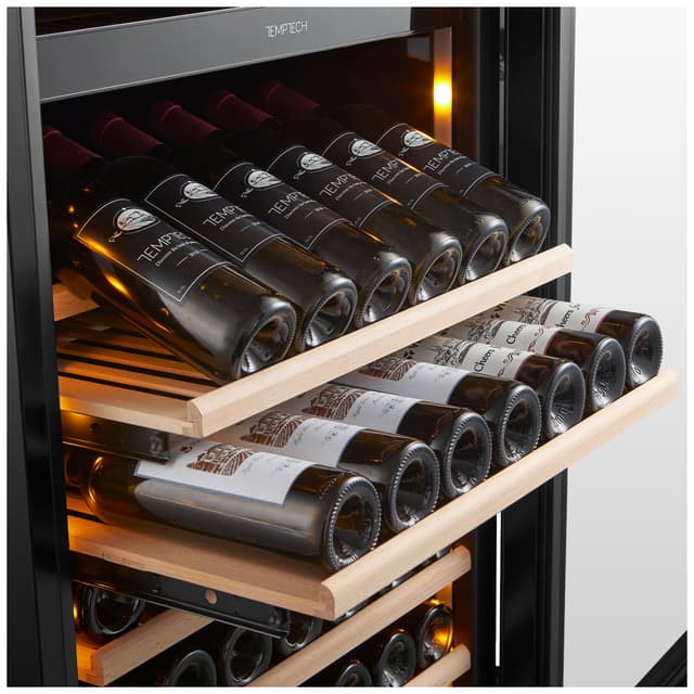 Temptech Elegance vinskab E1000DRB-24 (sort)