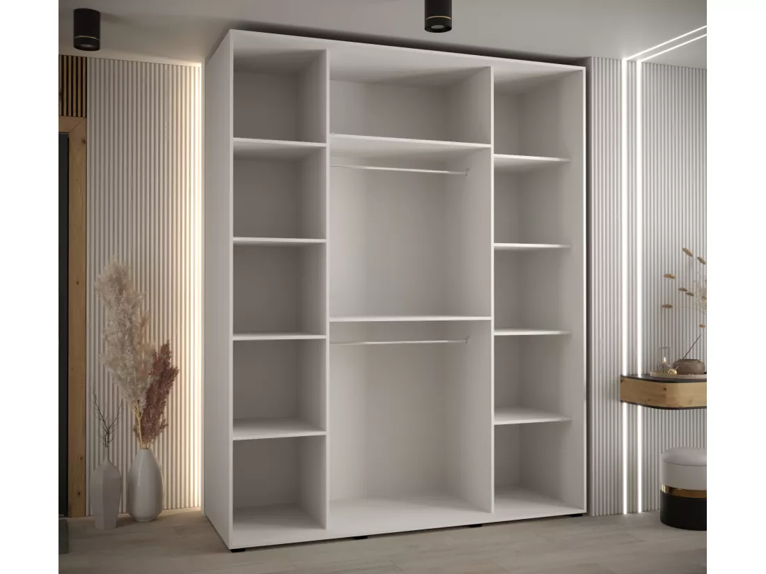 ARMOIRE DAVOS 11 À PORTES COULISSANTES 235,2/200/60 3 portes