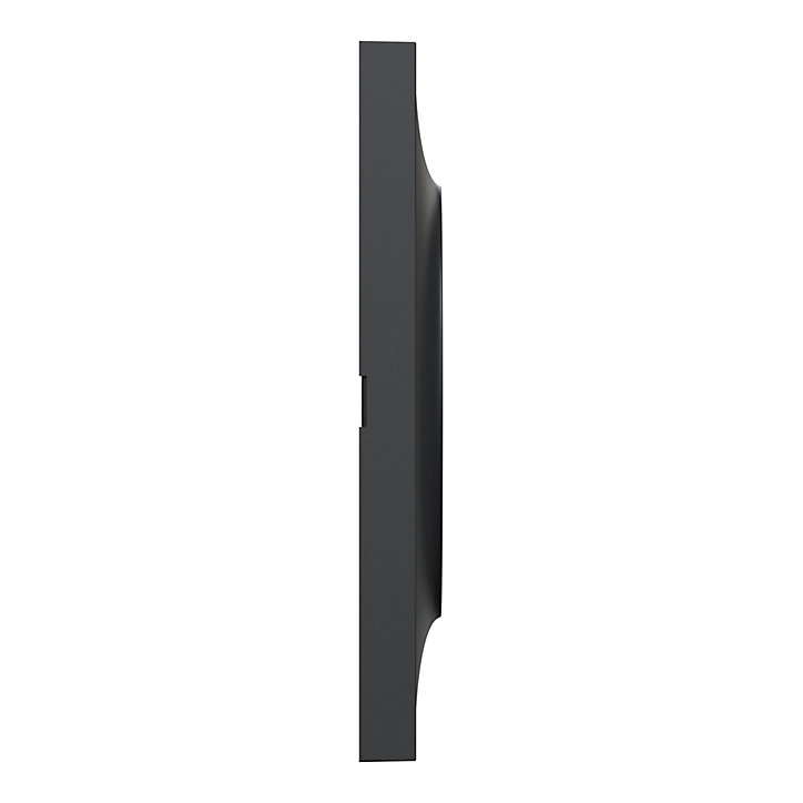 Plaque de finition double Schneider Electric Odace anthracite