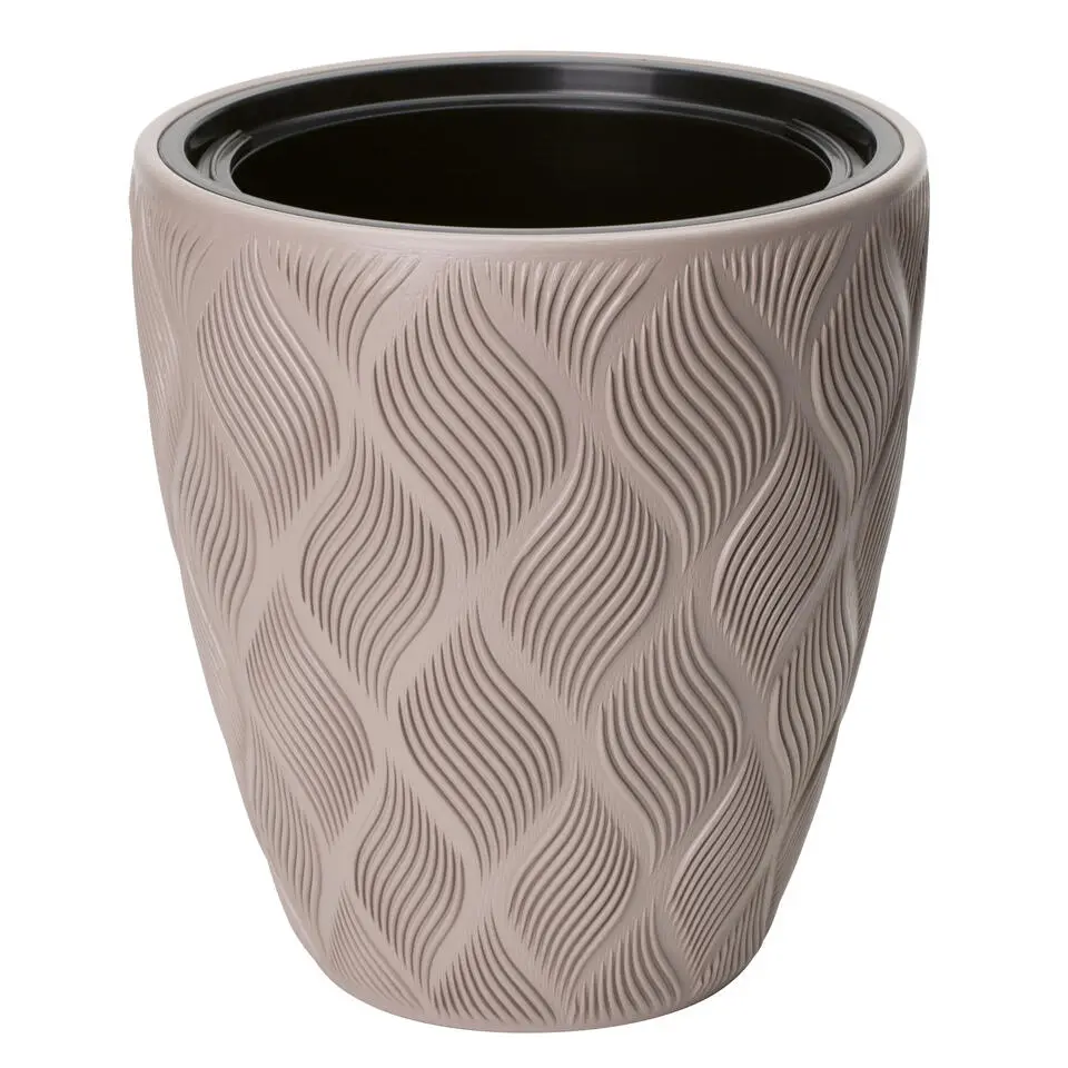 Form Plastic Plantenpot - kunststof - beige - D40 x H42 cm