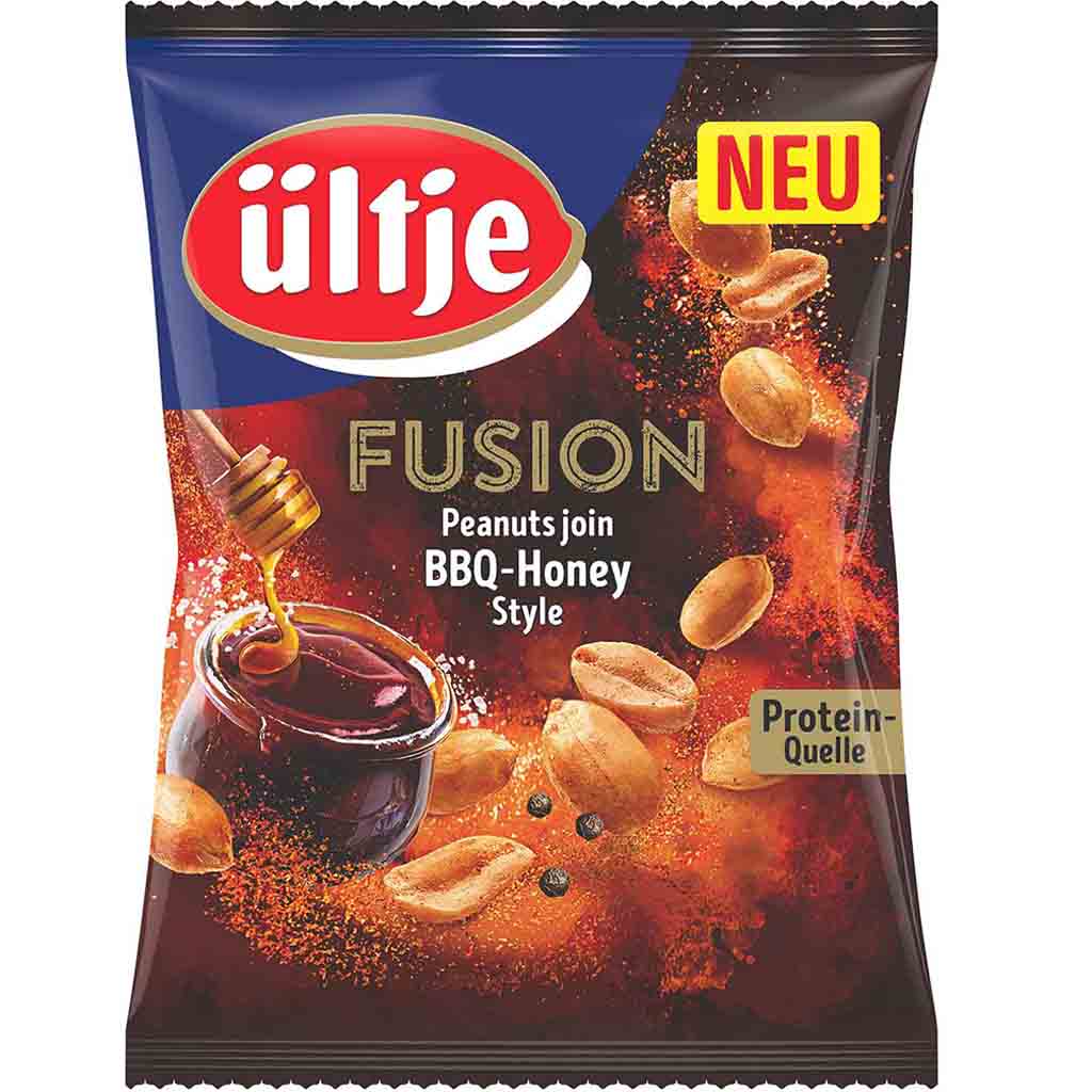 ültje Erdnüsse Fusion BBQ-Hoey Style 150g MHD:30.5.25