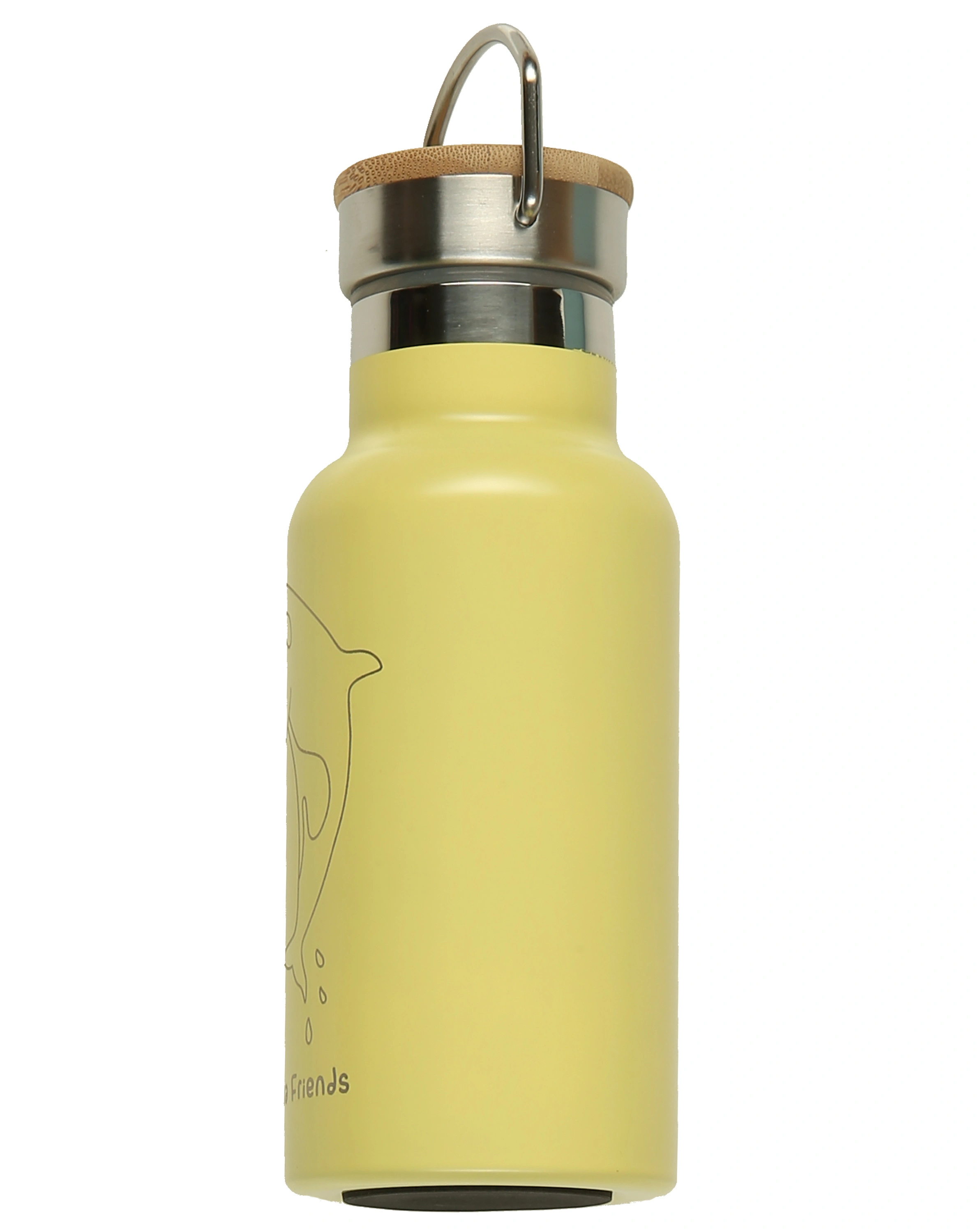 Thermoflasche BAMBOO (Farbe: gelb)