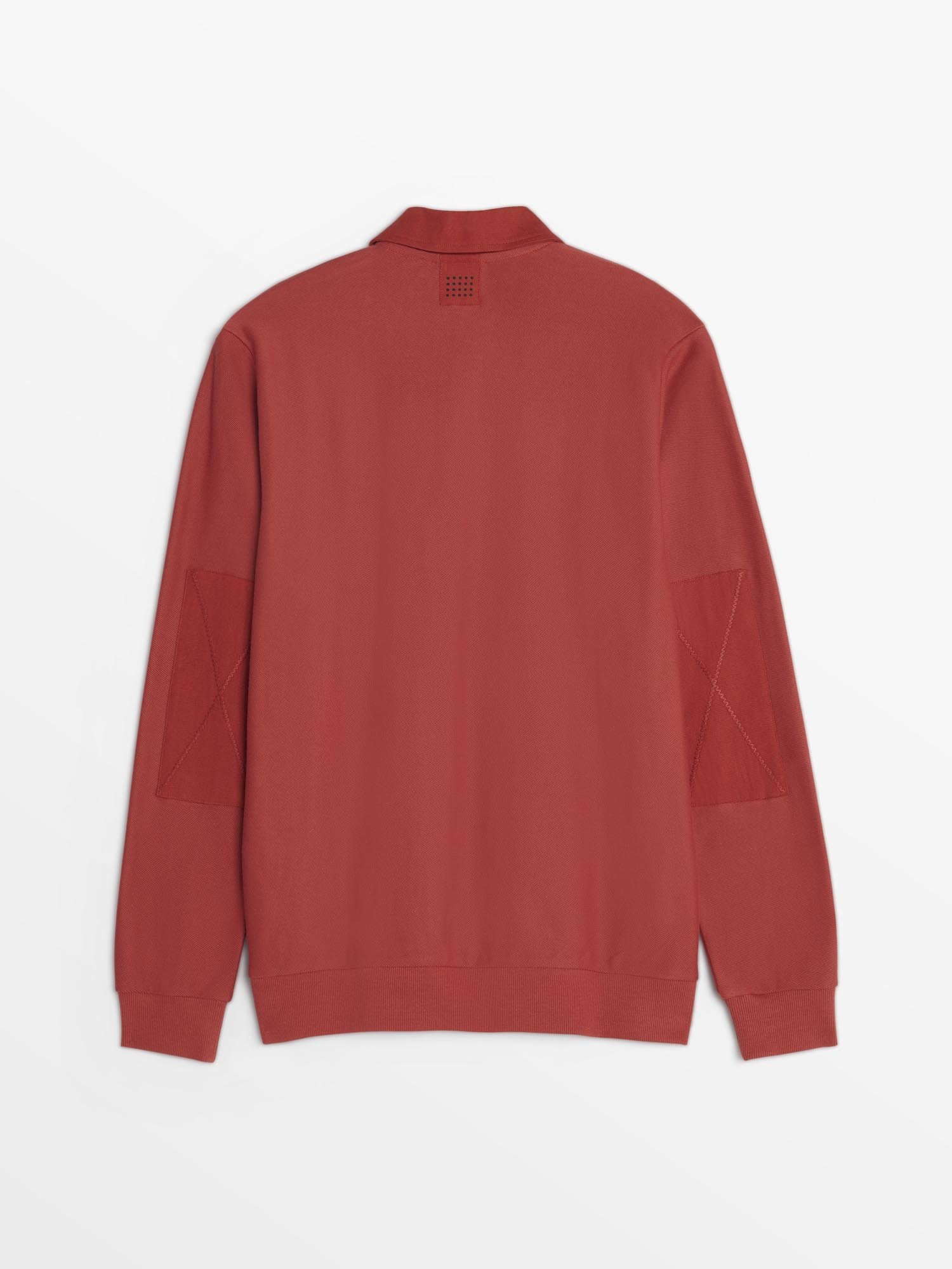 Polo Homme Manches Longues Orange