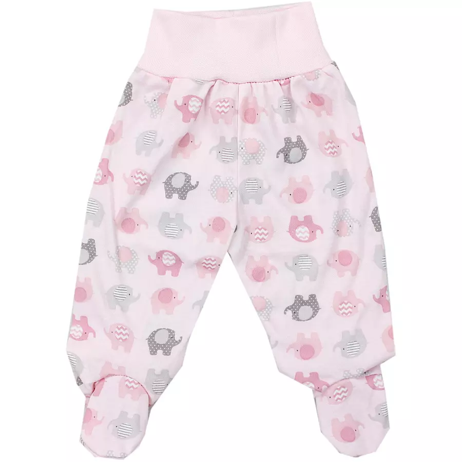 TupTam Baby Hose mit Fuß 5er Pack rosagelb