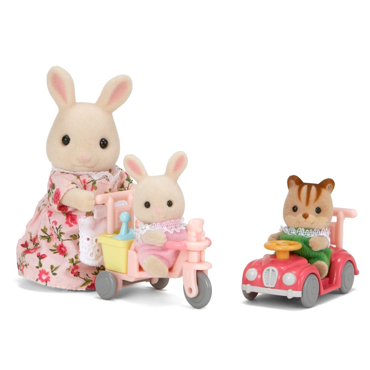 Tricycle et mini voiture bébés Sylvanian Families 3567
