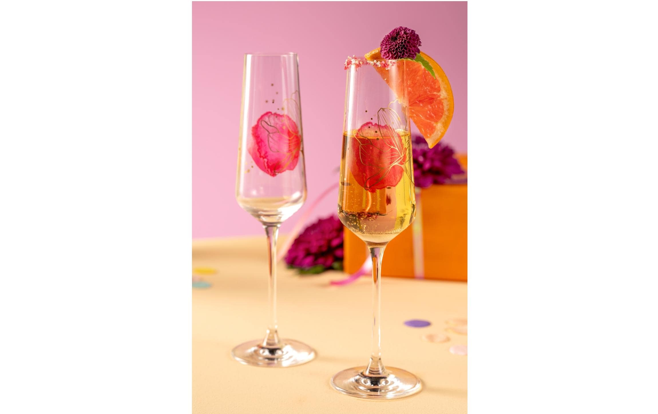 Sektglas Presente 220 ml, 1 Stück, TransparentSektglas Presente 280 ml Blüte