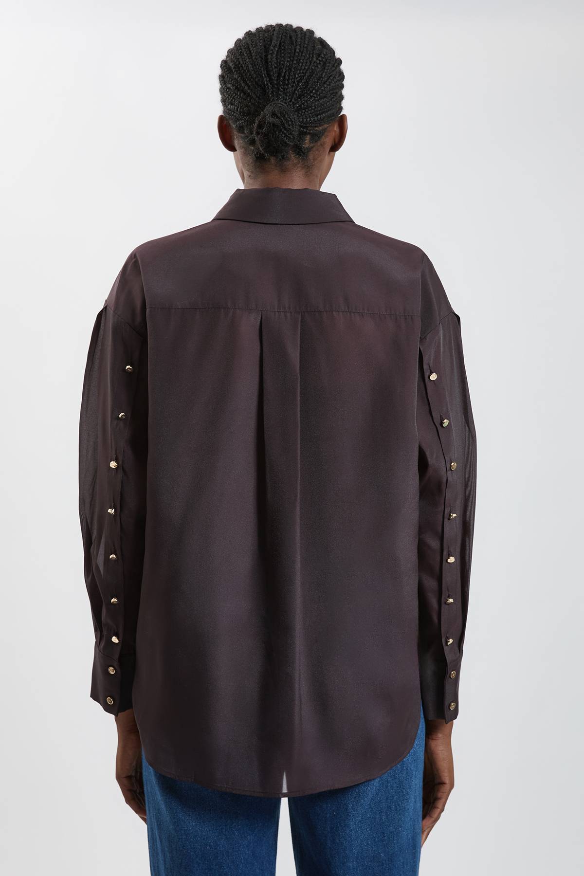 KarenMillen Chemise En Organdi Avec Détails De Finition